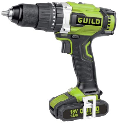 Guild - 2 Battery Brushless Hammer Drill ? 18v